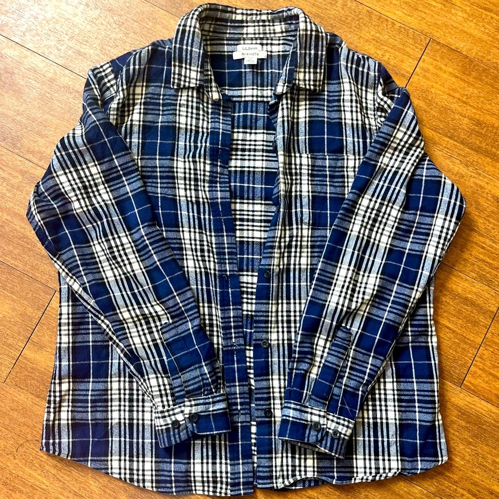 Blue Plaid Flannel